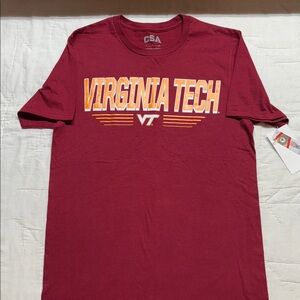 Virginia Tech Hokies Classic Arch T-Shirt - Maroon NWT‎